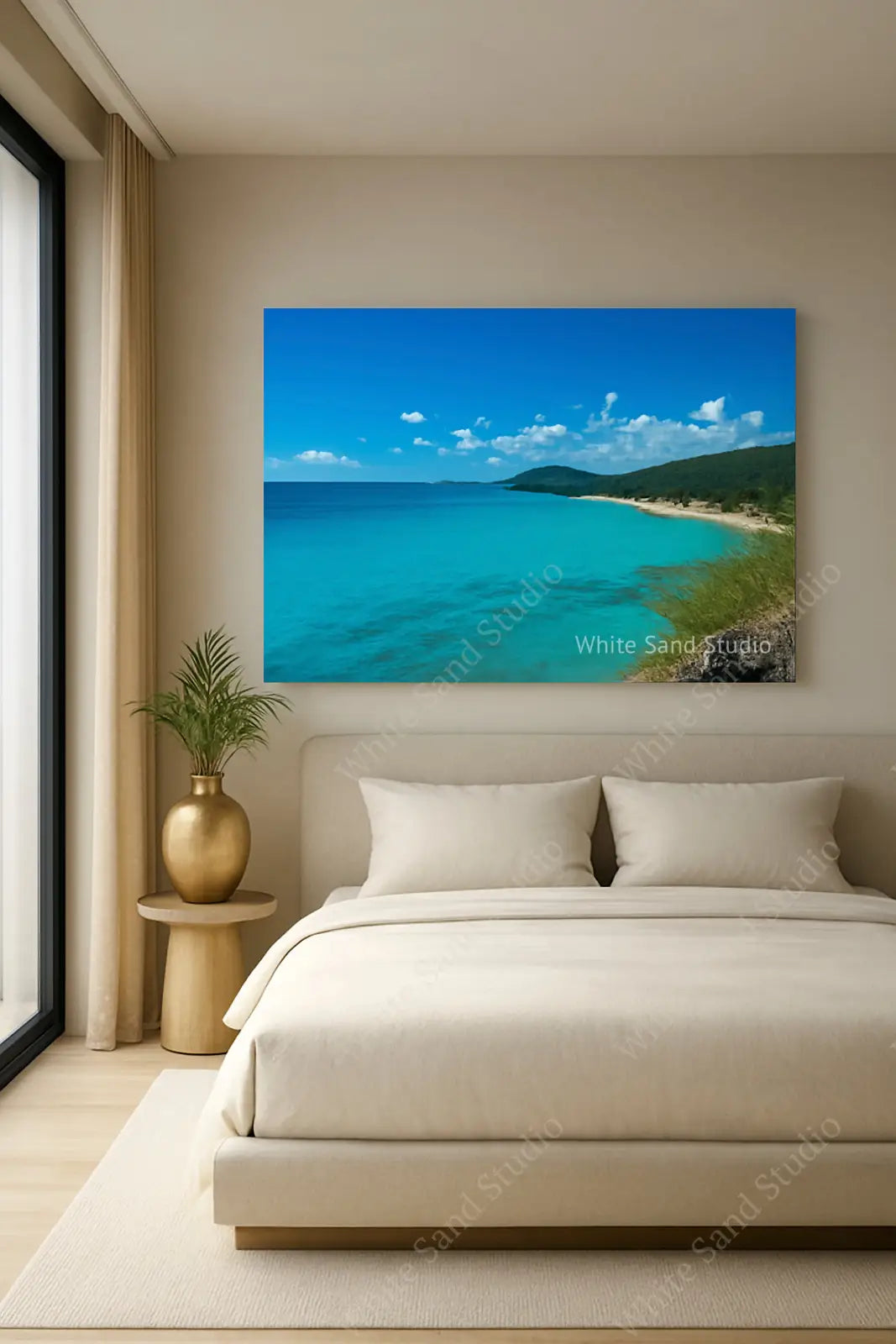 Eternal Blue Azurea Print Material