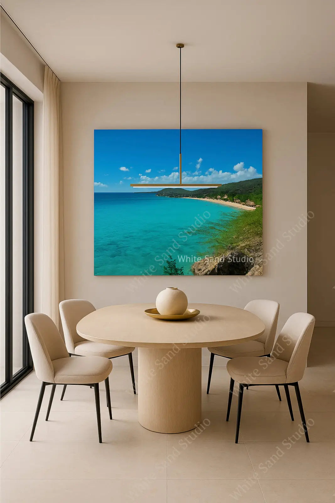 Eternal Blue Azurea Print Material