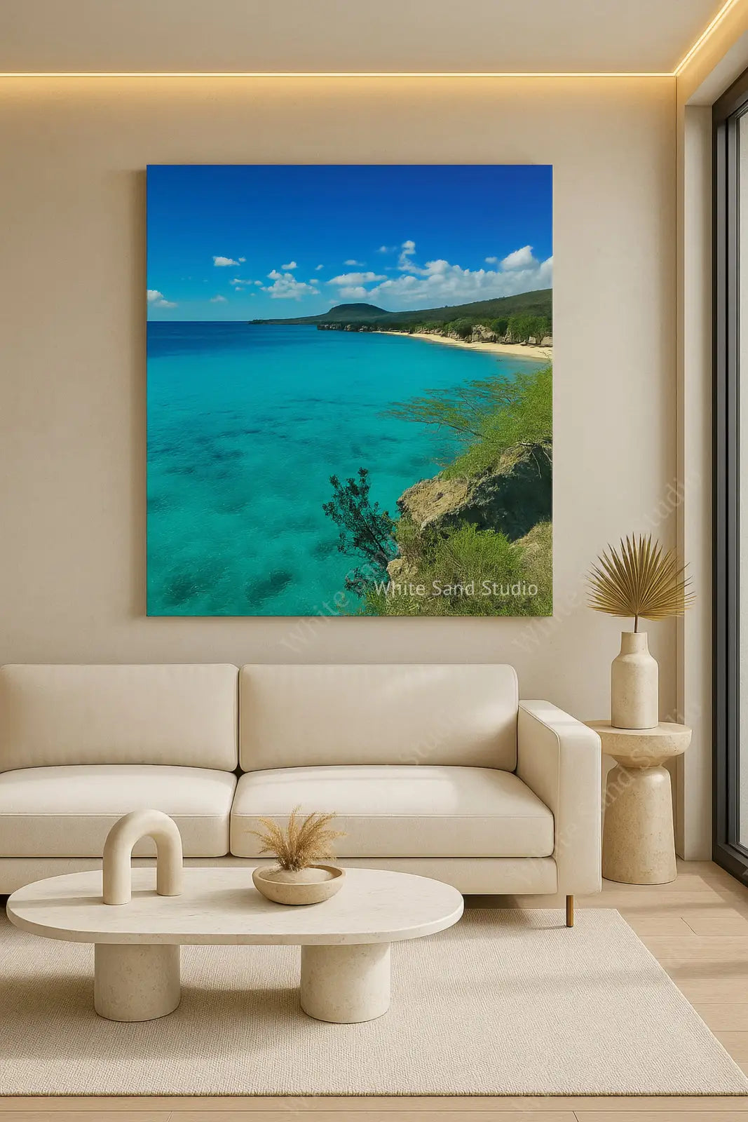 Eternal Blue Azurea Print Material