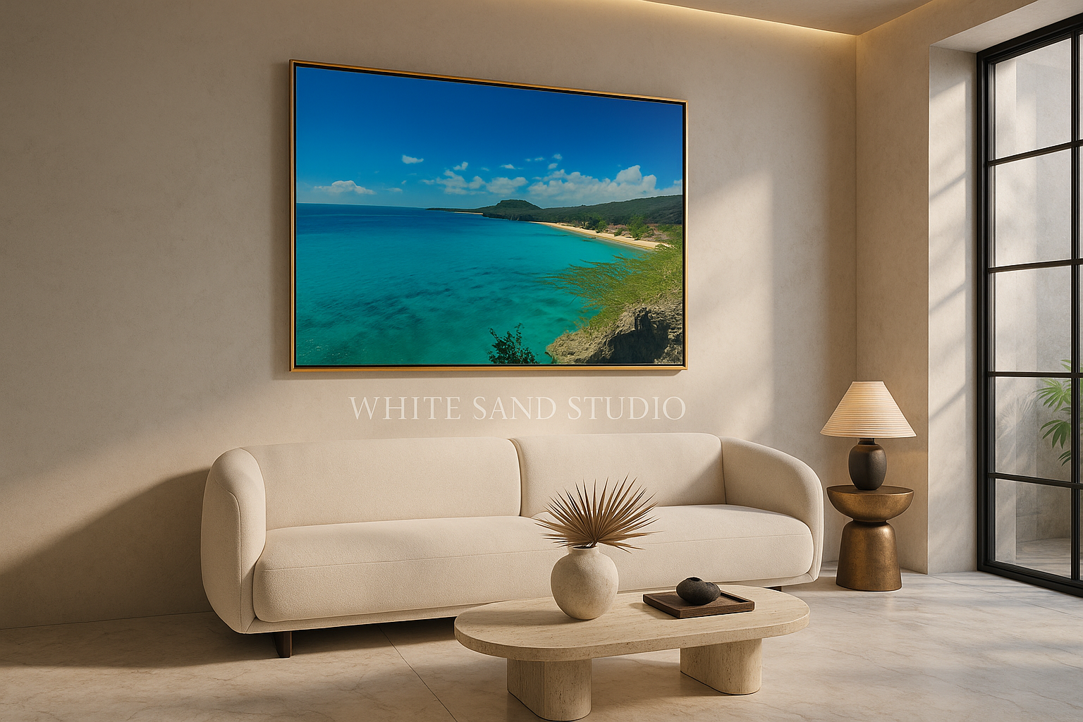 White Sand Studio Mockup - Kwadratowy format